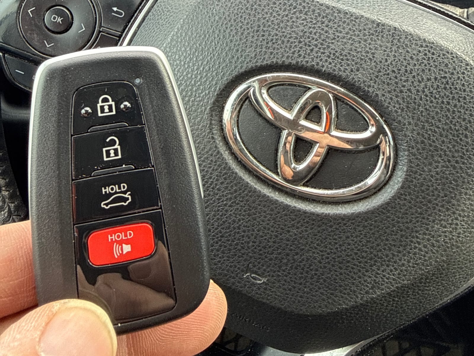 Proximity (Push Start) Key Programming on 2021 TOYOTA RAV4 by Pop-A-Lock Canada in Anten Mills, Springwater, Ontario