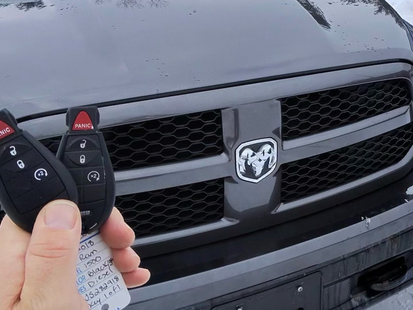 Standard Key (Keyed Ignition) Programming on 2018 RAM 1500 by Pop-A-Lock Canada in Elmvale, Springwater, Ontario