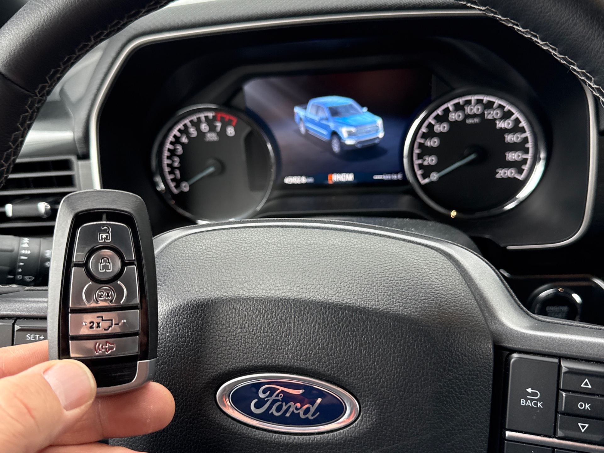 Proximity (Push Start) Key Programming on 2023 FORD F-150 by Pop-A-Lock Canada in Barrie, Ontario